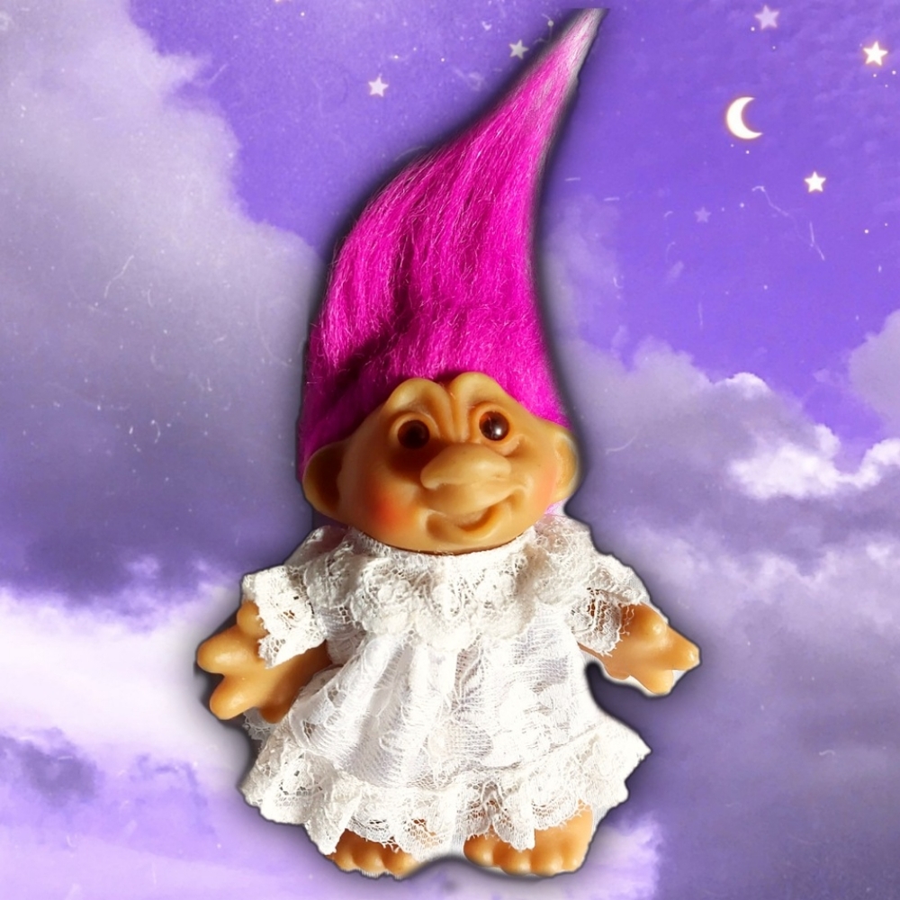 Vintage 80s DAM Gnome Troll Figure